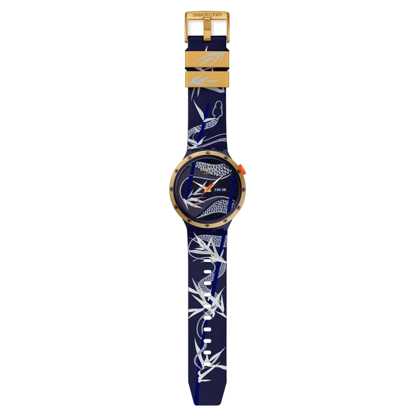 Blue and Golden Lithe Dancer