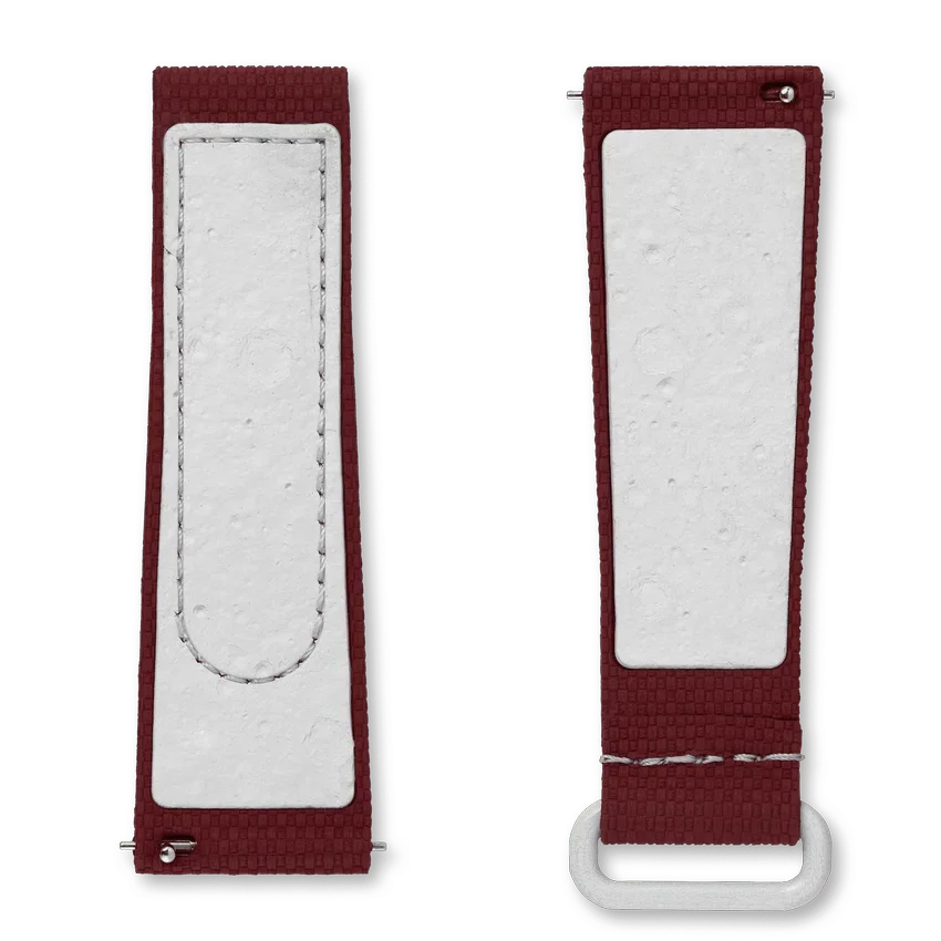 Moonswatch Bordeaux/Light Grey Rubber