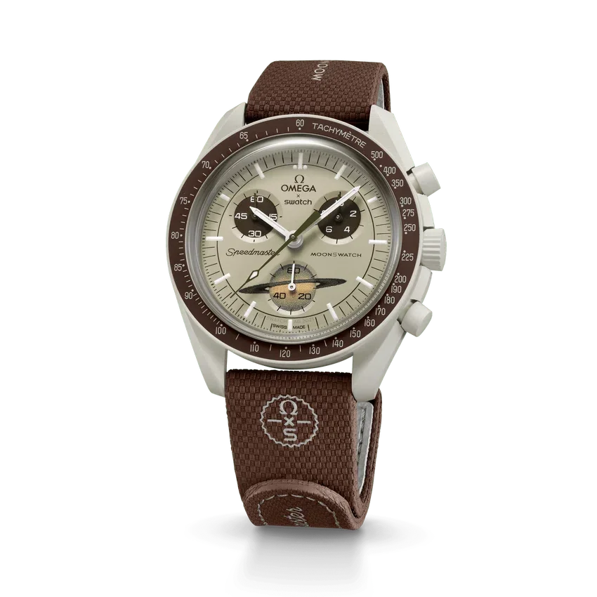 Moonswatch Brown/Beige Rubber