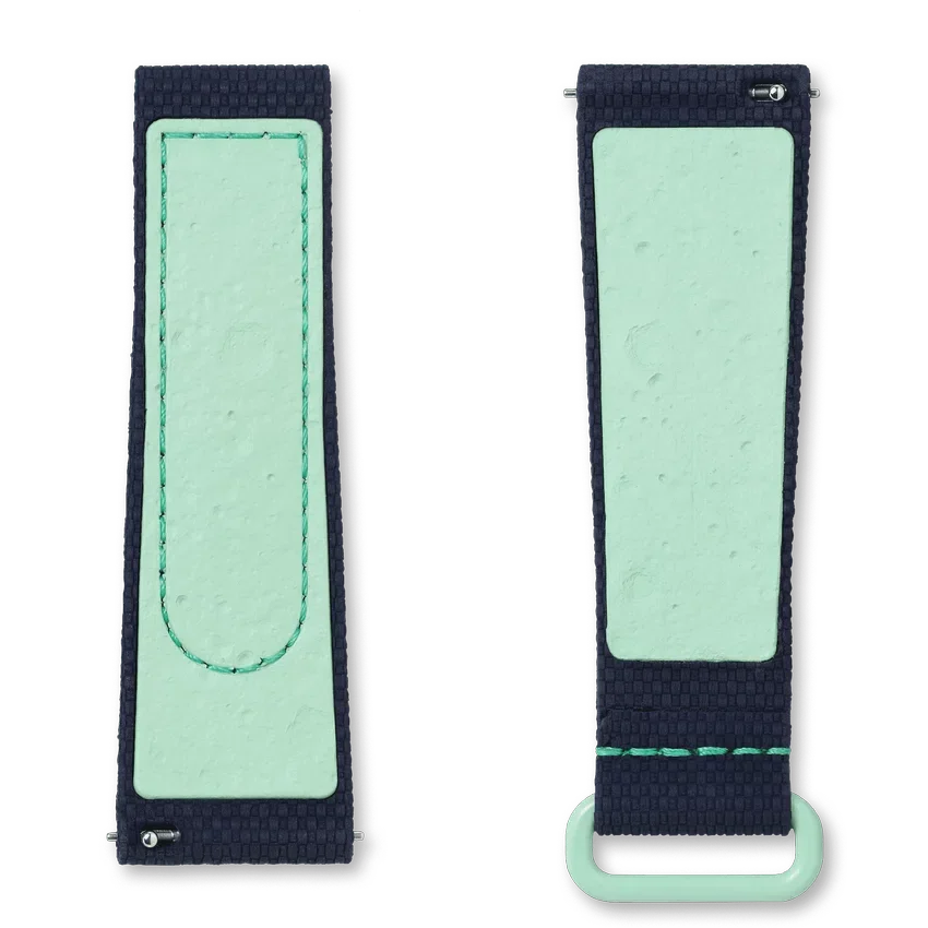 Moonswatch Dark Blue/Green Rubber