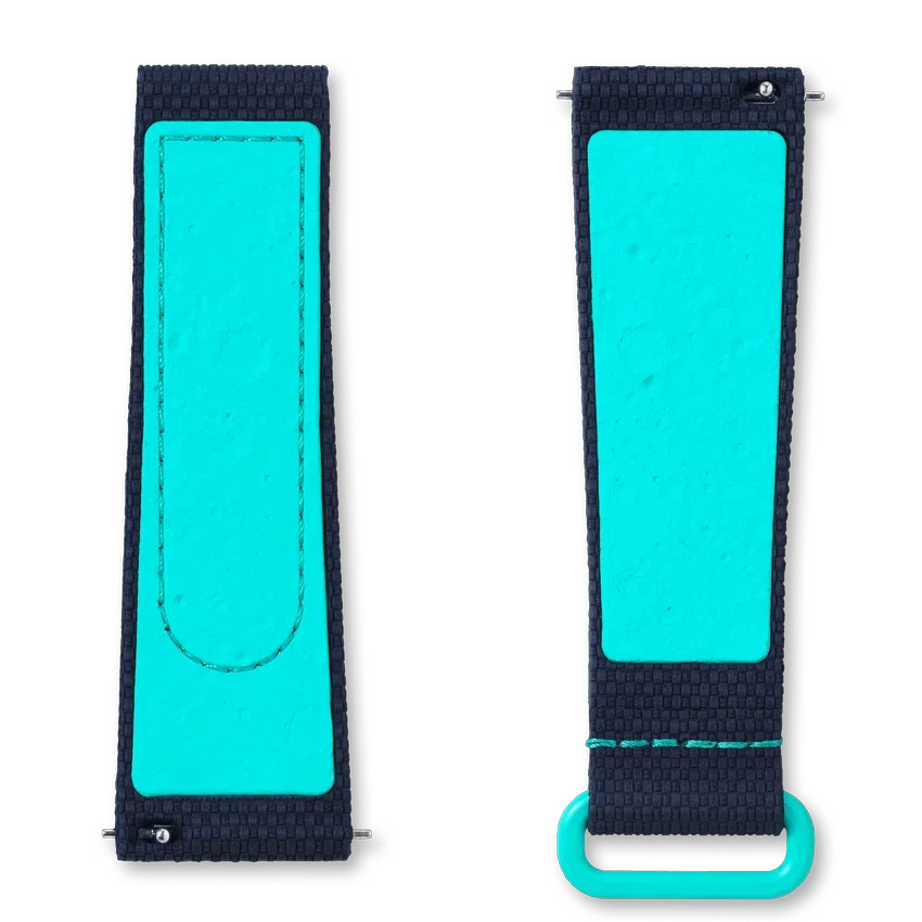 Moonswatch Dark Blue/Turquoise Rubber