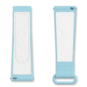 Moonswatch Light Blue/White Rubber