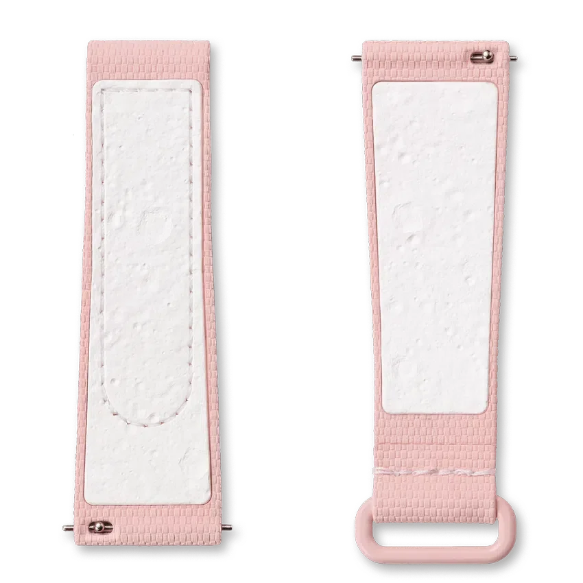 Moonswatch Light Pink/White Rubber