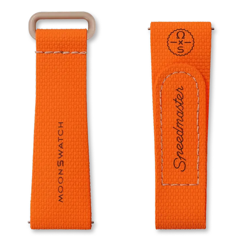 Moonswatch Orange/Sand Rubber
