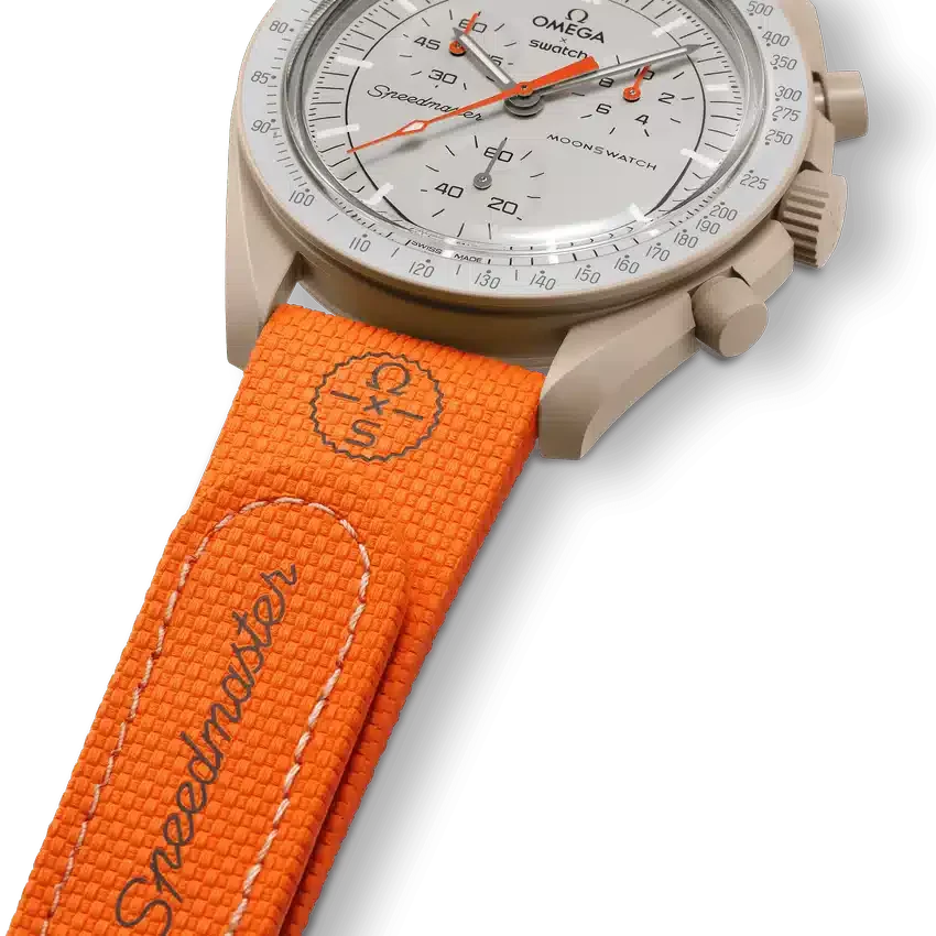 Moonswatch Orange/Sand Rubber