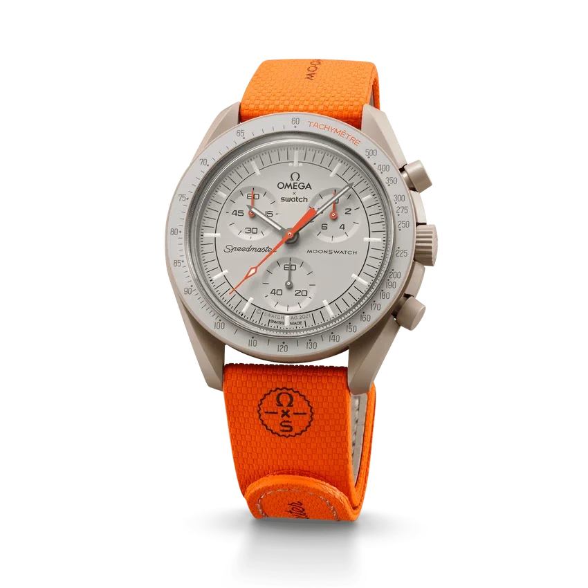 Moonswatch Orange/Sand Rubber