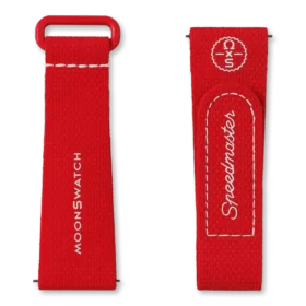 Moonswatch Red/White Rubber