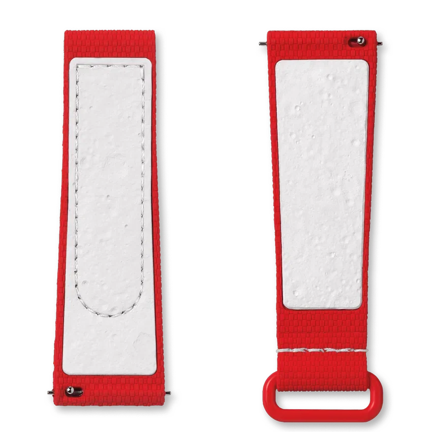 Moonswatch Red/White Rubber