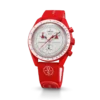 Moonswatch Red/White Rubber