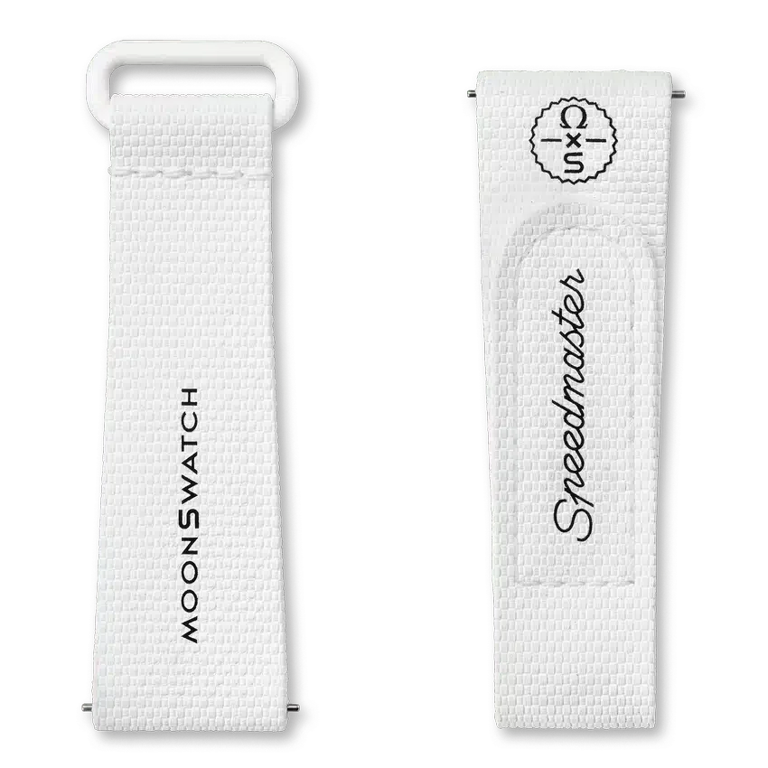 Moonswatch White/White Rubber