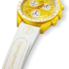 Moonswatch White/Yellow Rubber